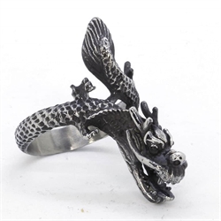 Fingerring "China Dragon" Stål